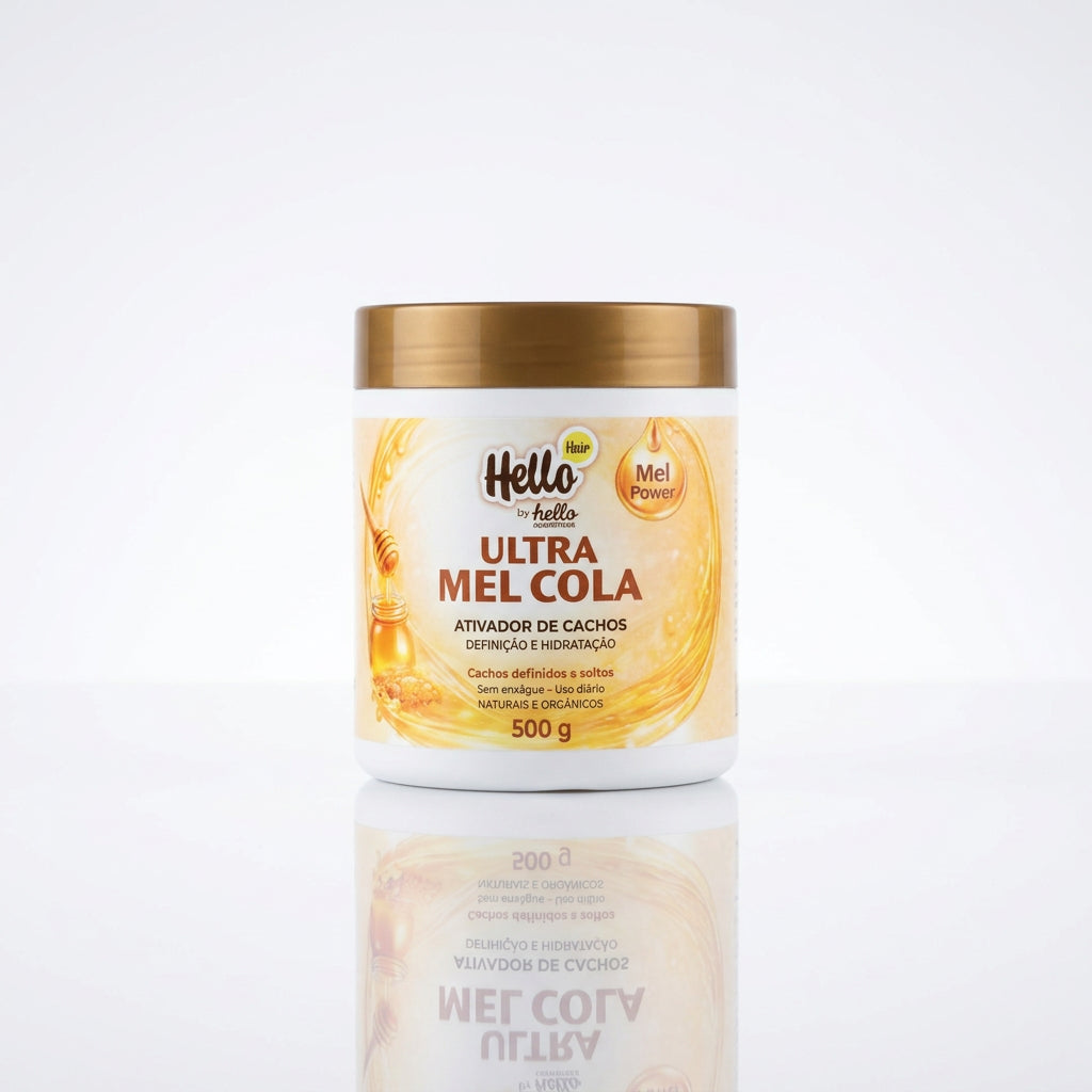 HELLO HAIR ULTRA MEL COLA 500G - ATIVADOR DE CACHOS
