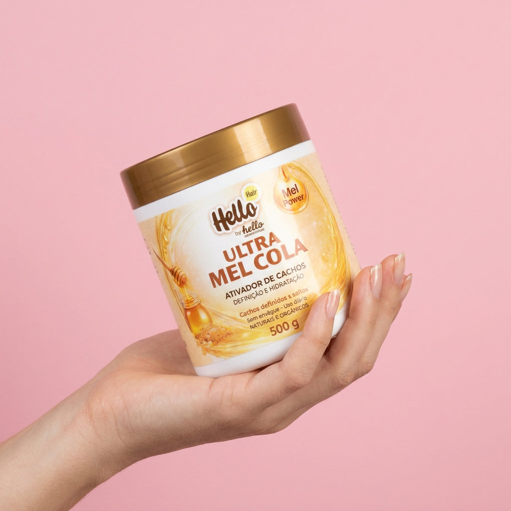 HELLO HAIR ULTRA MEL COLA 500G - ATIVADOR DE CACHOS